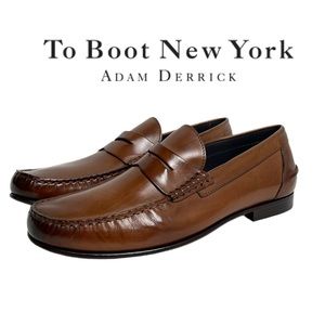 To Boot New York Cromwell Brown Calfskin Leather Loafer Size US 9 BWB